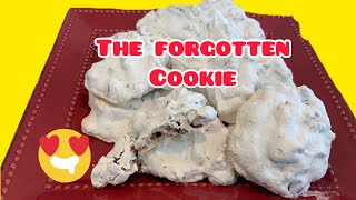 The Forgotten Cookie~A Meringue Cookie #baking #cookies #meringue  #chocolate-chip #food #cookie