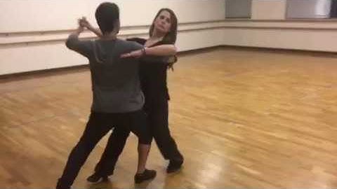 Beginner bronze tango class 3 Shadow Rocks.