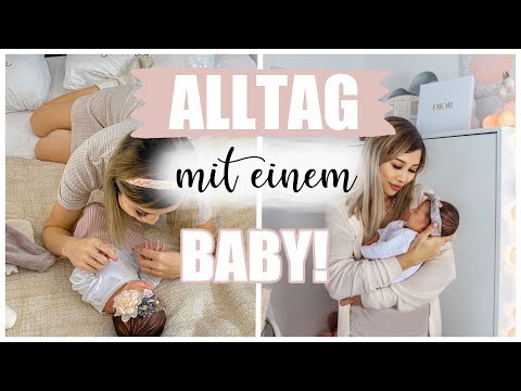 ALLTAG MIT EINEM NEUGEBORENEM BABY! l 2 WOCHEN ALT l Stillen, Makeup etc l #DailyKisu