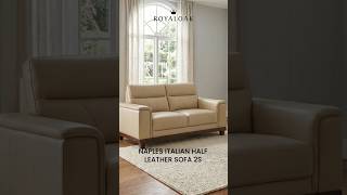 Royaloak Naples Italian 2 Seater Leather Sofa