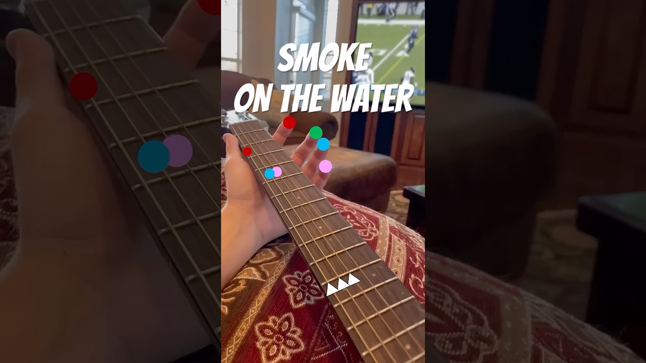 Watch Smoke On The Water - Deep Purple Guitar Lesson + Tutorial on YouTube Watch Smoke On The Water - Deep Purple Guitar Lesson + Tutorial on YouTube