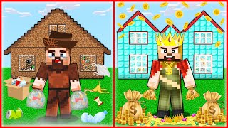 Şehi̇rde Her Şey Tersi̇ne Döndü, Zengi̇n Ve Faki̇r Düşman Oldu - Minecraft