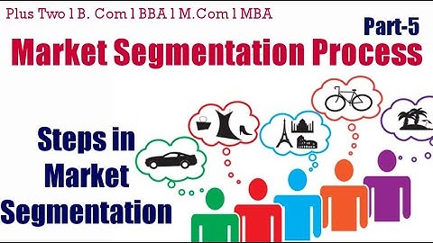 Market Segmentation Process l Steps in Market Segmentation l Marketing Management