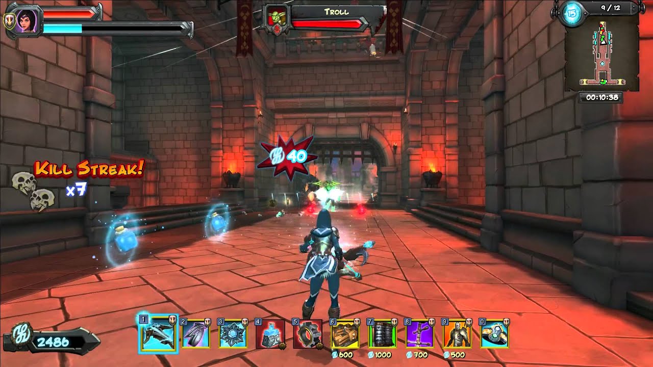 Orcs Must Die 2 [Nightmare] (Sorceress) Part 10 - Corridors (5 Skulls ...