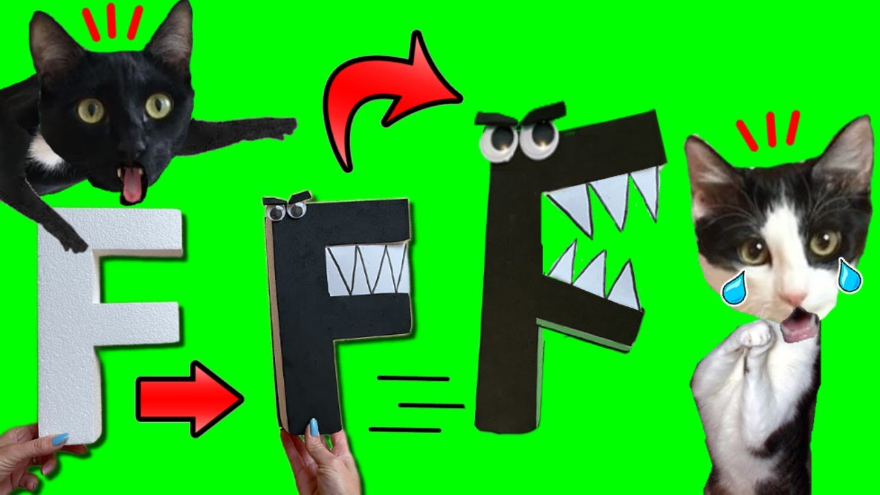 Alphabet Lore en la vida real pero F sale mal / Videos de gatitos Luna y Estrella en español