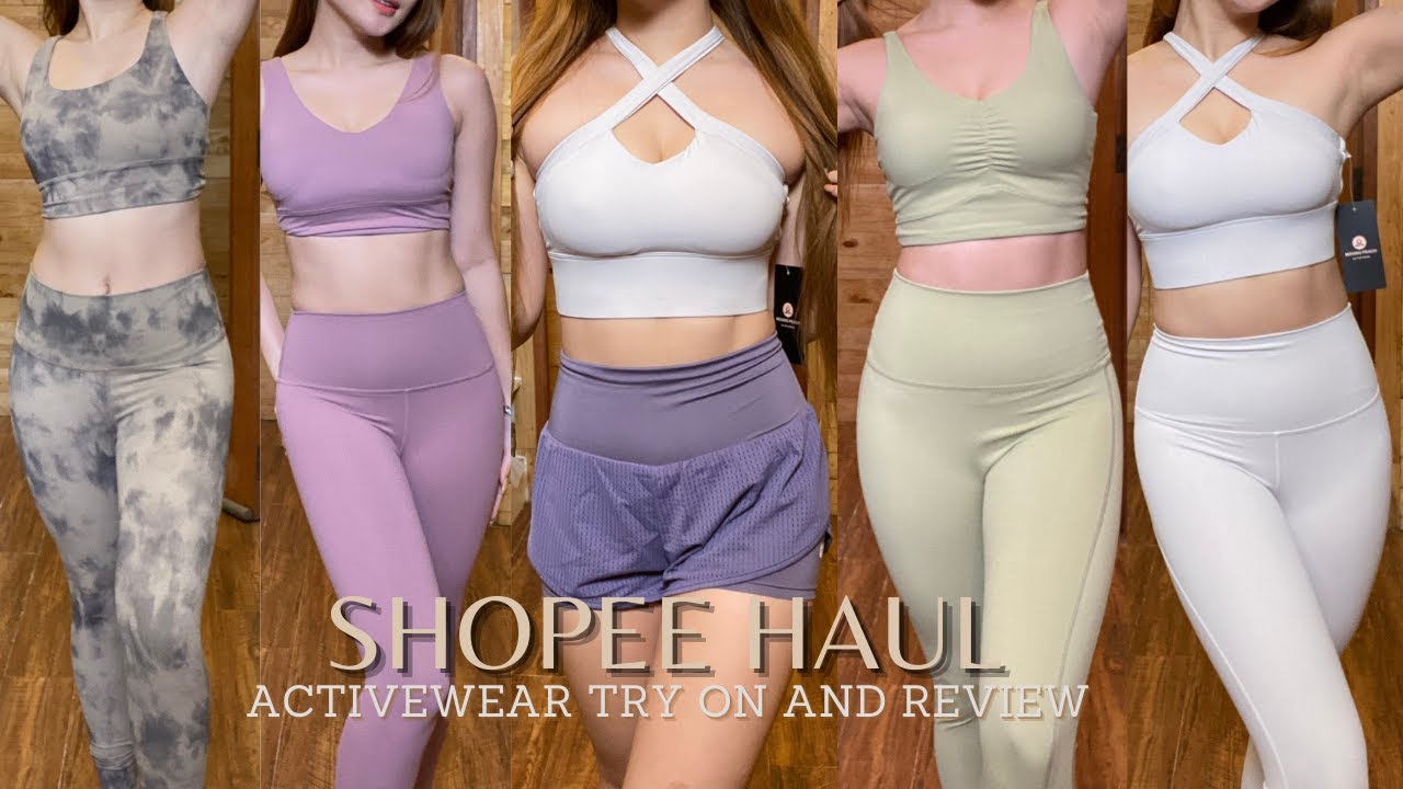 Workout | Activewear HAUL from SHOPEE! 😱💕😍