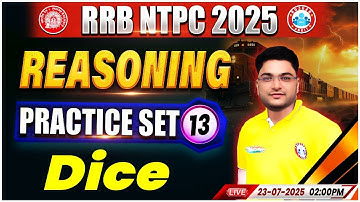 RRB NTPC Reasoning Classes 2025 | NTPC Reasoning Practice Set #13 | Railway NTPC Reasoning MCQs