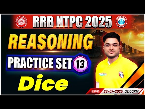 RRB NTPC Reasoning Classes 2025 | NTPC Reasoning Practice Set #13 | Railway NTPC Reasoning MCQs