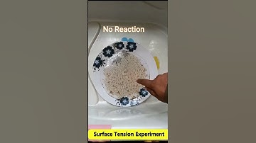 Quick Experiment to learn Surface tension| School Students| Water+Pepper powder+soap #shorts #viral