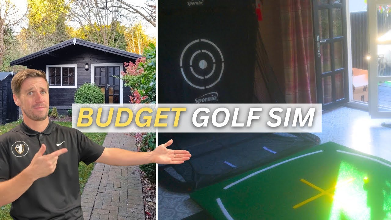 You Don't Need a Perfect Space to Build a Home Golf Simulator - YouTube