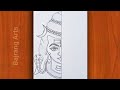 Mahadev half face drawing easy ( step by step ) | Mahadev ji drawing | Bajrang arts | Drawing