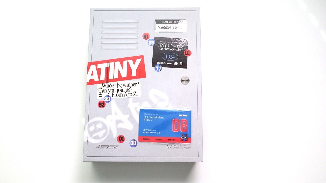 ATEEZ ATINY Official Membership Kit 5期 ATEEZ ATINY 5th FC Membership Kit Full Set Unused No