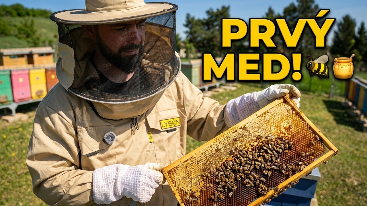 Včely už makajú naplno a prvý med je tu 🐝🍯