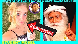 STUDENT MODEL Reacts to SADHGURU on *TOXIC* PERSONALITY !!! | SADHGURU REACTION | Yogi VISH Reacts
