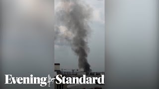 More than 20 injured as explosion in Paris sparks fire