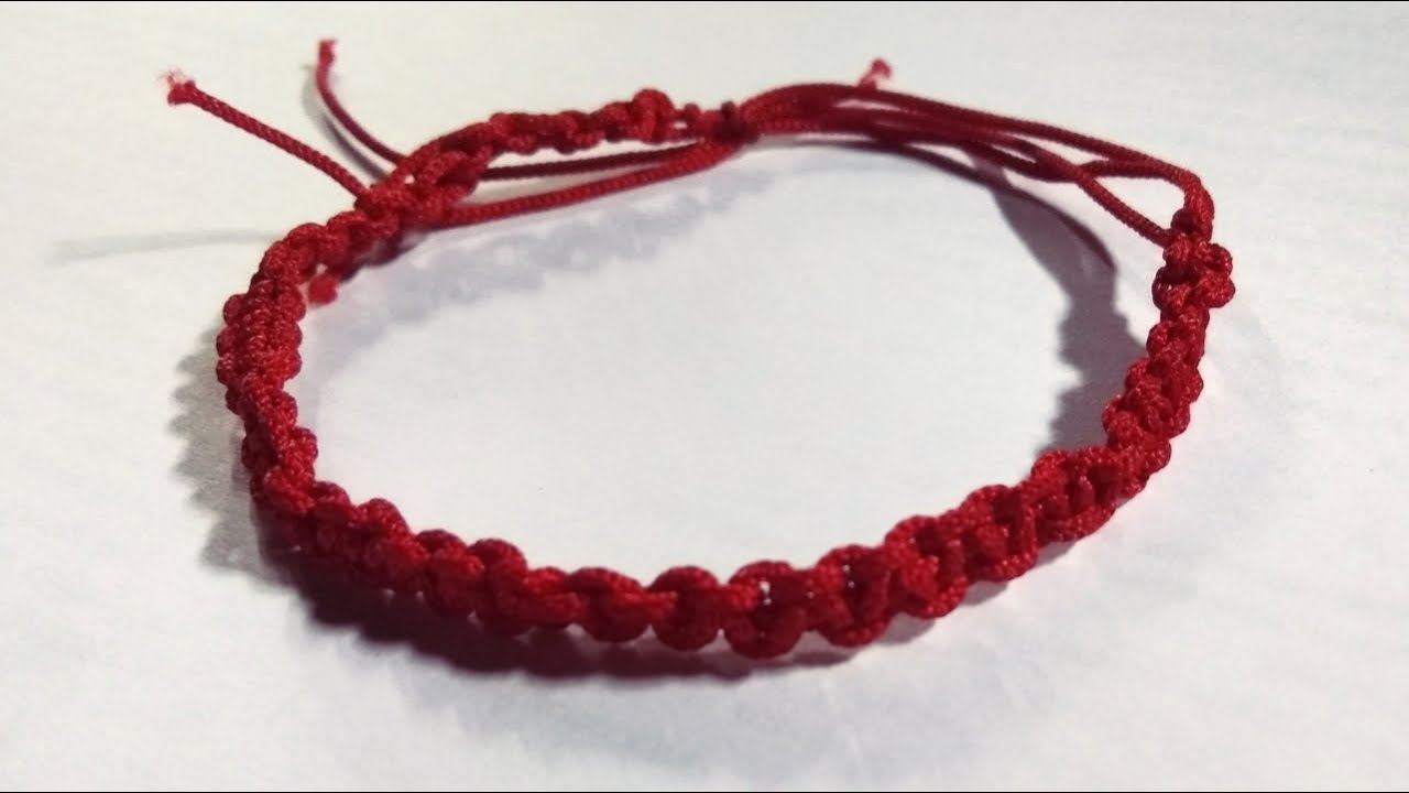 How to make a bracelet using nylon thread. DIY bracelet, bracelet