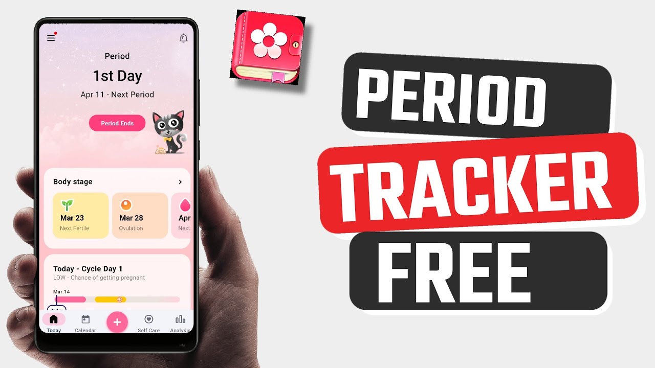 Best Free Period Calendar & Period Tracker App for Android - YouTube
