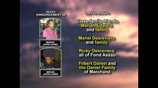 Miguel Javis Lionel ~ Long Obituary