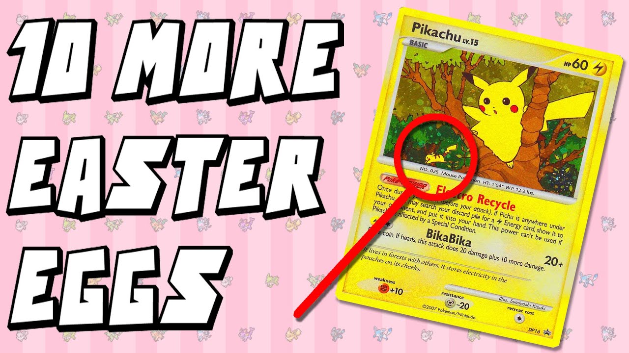10 more pokemon card easter eggs youtube pokemon gold best flyers