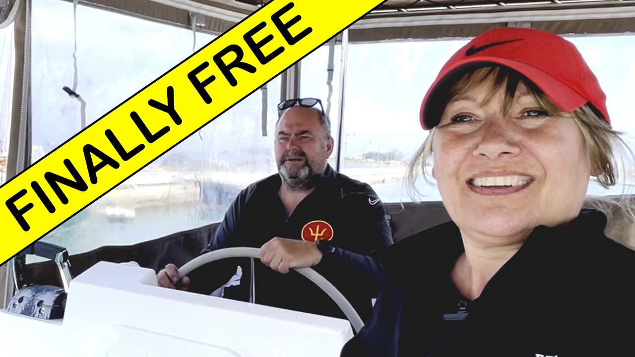 ESCAPING Preveza: Our First Night at Anchor
