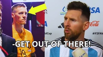 FIFA Released  a Video explaining why Messi was angry at Wout Weghorst.