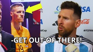 Fifa Released A Video Explaining Why Messi Was Angry At Wout Weghorst.