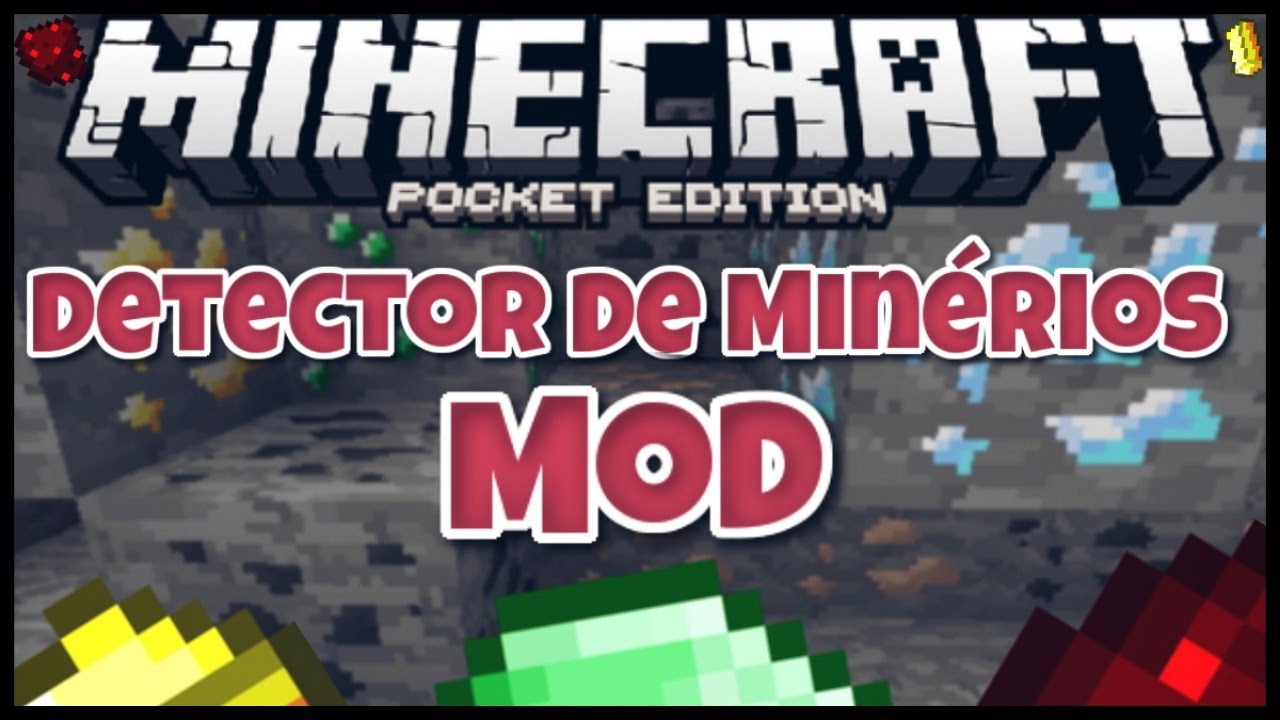 Minecraft PE 0.10.5 - Detector De Minérios [Mod] - YouTube