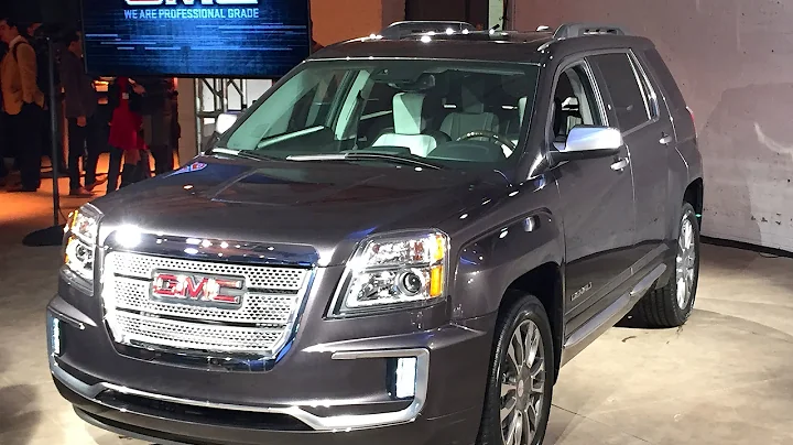 2016 GMC Terrain Denali - 2015 New York Auto Show One Take - DayDayNews