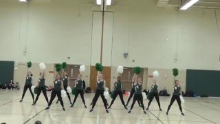 2015 Winter Clinic Intermediate Routine MSU Pompon