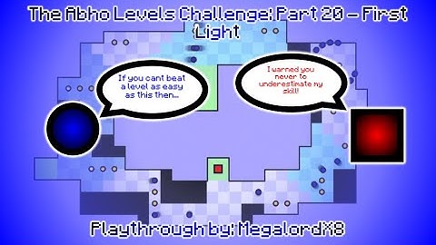 The Worlds Hardest Game Editor: (Abho levels challenge #20) Custom Level - First Light