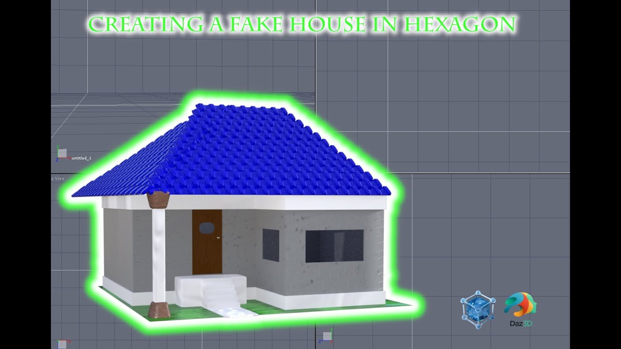 Creating a fake house in Hexagon YouTube