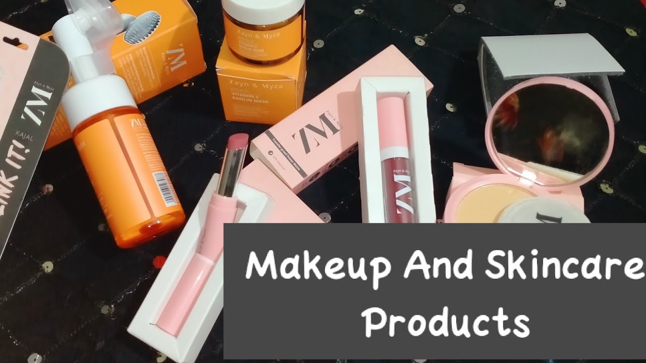 Makeup and Skincare Products From Zayn and Myza...//Halal products...