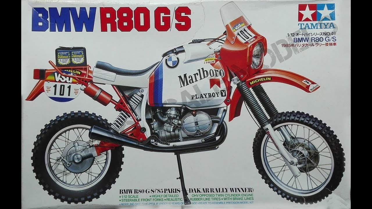 Обзор BMW R80 G/S '85 Paris-Dakar Rally Winner Tamiya 1/12