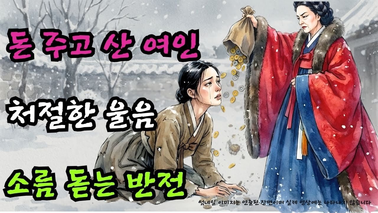 씨받이로 팔려와 구박받던 여인이 아들 열을 낳자 시어머니가 무릎 꿇고 곳간 열쇠를 바치게 된 기막힌 사연 | 한국구전설화 야담