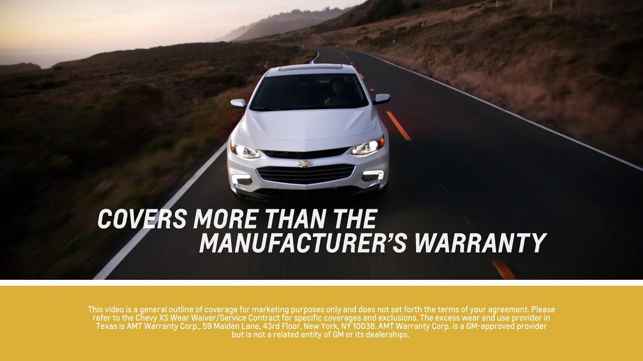 Chevrolet XS Wear Lease Protection YouTube