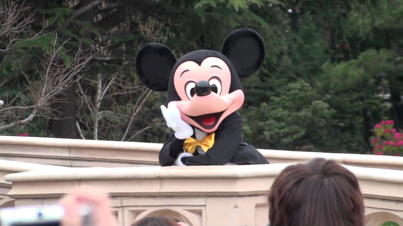 2011.4ミッキー＆ミニー城前グリーティング（2）