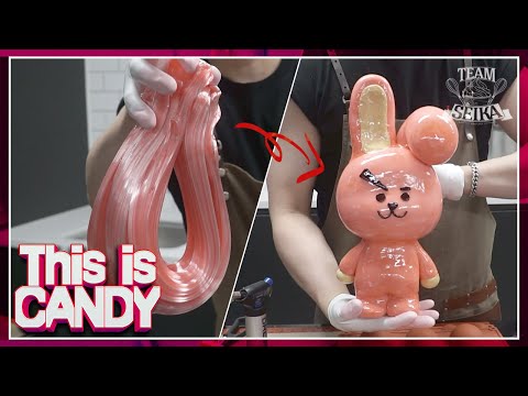 [설탕공예]슈가슬라임으로 방탄소년단 '정국' 쿠키 사탕피규어 / BTS BT21 'JUNGKOOK' COOKY CANDY making