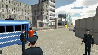 police officer bus driver transport criminals from city prison to petitionary - android gameplay screenshot 5