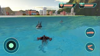 Robot Car Angry Shark Hunter (By White Sand - 3D Games Studio) Android Gameplay HD screenshot 3