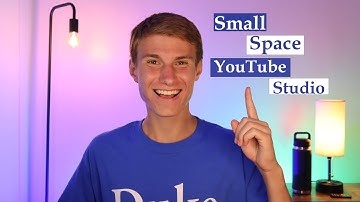 Small Space YouTube Studio Setup! Dorm Room YouTube Studio!