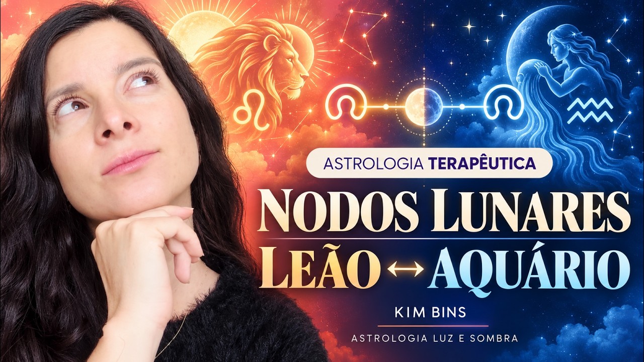 Tudo sobre os Nodos Lunares no Eixo Leão-Aquário!