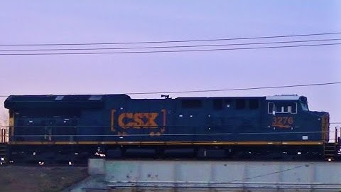 Pair of New Tier 4 Engines CSXT 3316 3276