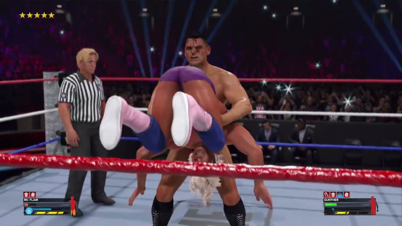 WWE 2K24 Ric Flair vs Gunther