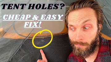 Quick and Easy Way to Patch a Tent // How to Fix a Hole in Tent Mesh