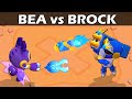 Monster BEA vs Hero BROCK | 1vs1 | Heroe VS Villano | Brawl Stars