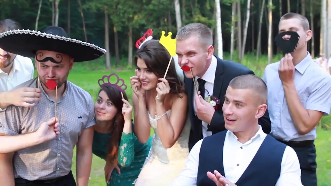 Фотобудка на свадьбу - YouTube