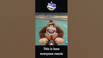How Everyone Reacts to the Blue Shell #mariokartworld