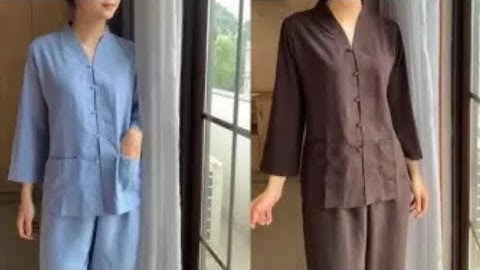 V129_ Cách cắt áo cổ bà lai ❤️