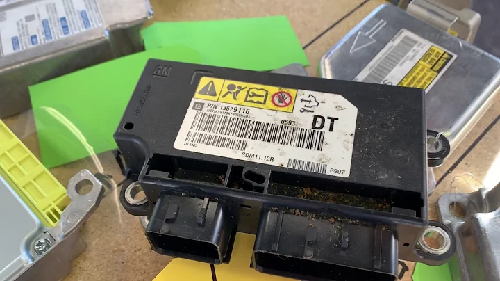 How to reset GMC Airbag Module After Accident - Crash Data & Hard Codes Removal