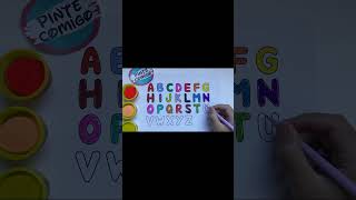 Shorts Aprenda O Alfabeto Em Português Brasil Desenho Colorindo O Alfabeto Para Crianças